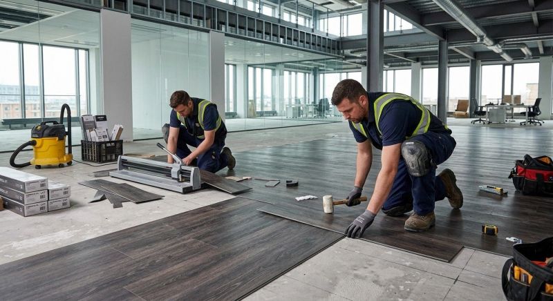 Our team working on Flooring Service projects in Chantilly, VA