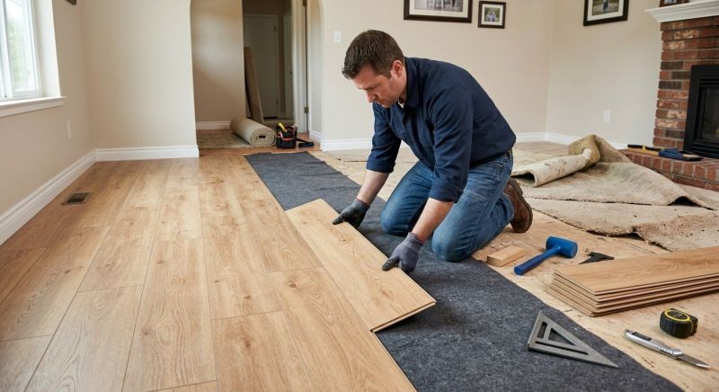 Laminate Floor Remodeling in Chantilly, VA