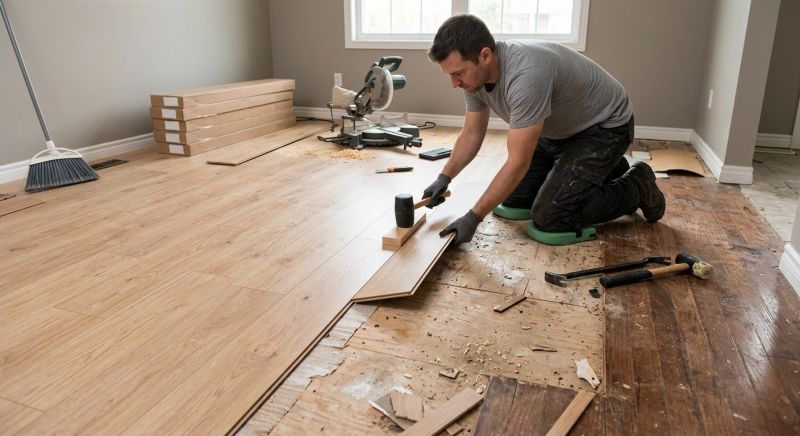 Laminate Floor Replacement in Alexandria, VA