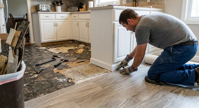 Linoleum Floor Installation in Montgomery Village, MD