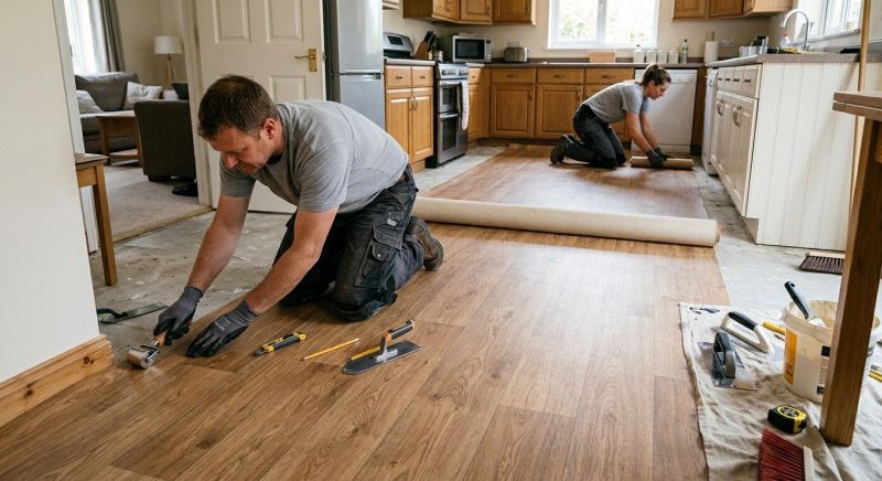 Linoleum Flooring Replacement in Chantilly, VA