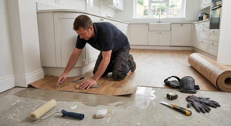 Sheet Linoleum Installation in Ashburn, VA