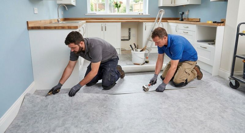 Sheet Linoleum Installation in Chantilly, VA