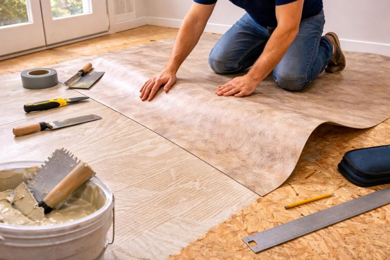 Sheet Vinyl Installation in Chevy Chase, MD