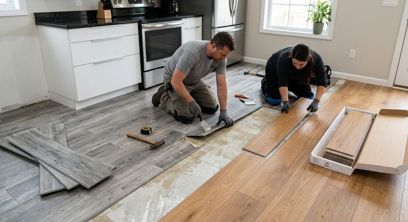 Vinyl Floor Replacement in Chantilly, VA