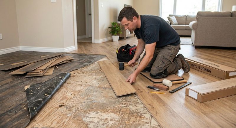 Vinyl Flooring Installation in Potomac, MD