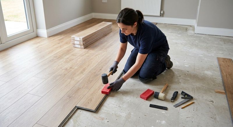 Vinyl Plank Floor Installation in Chantilly, VA