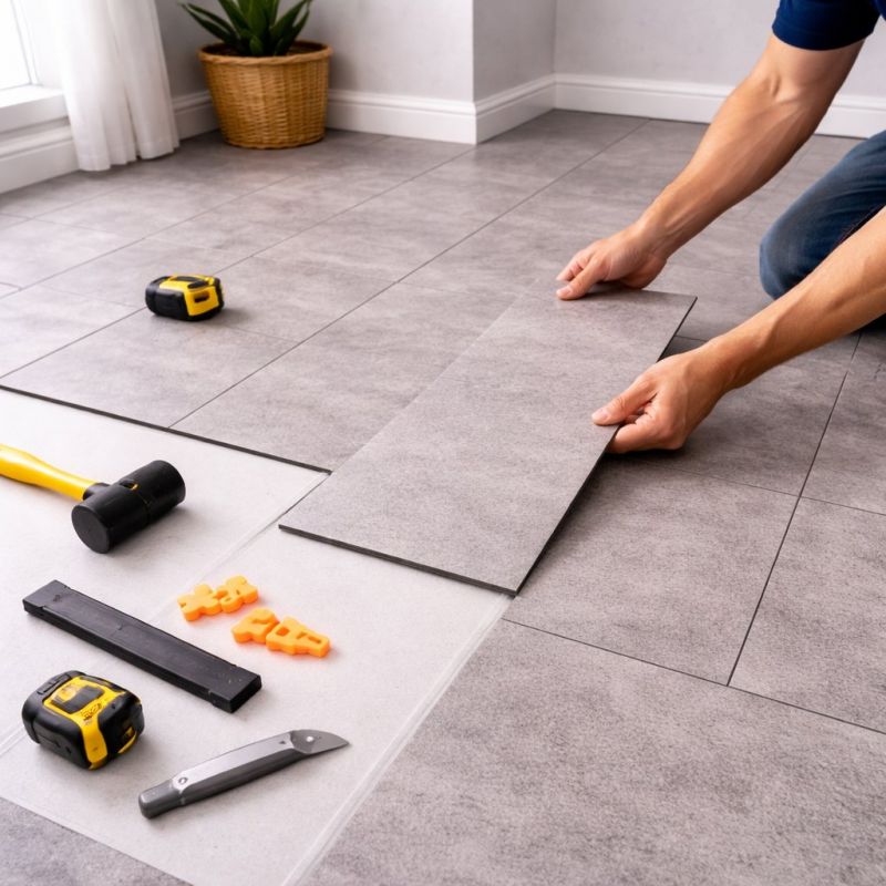 Vinyl Tile Installation in Chantilly, VA
