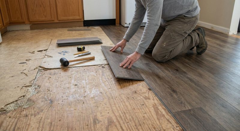 Vinyl Tile Replacement in Chantilly, VA